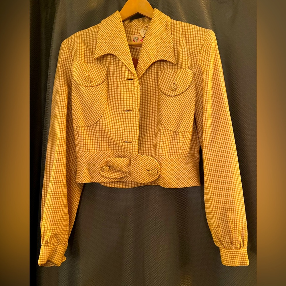 Vintage 1940’s Youthcraft suit. Wool Approximate size small